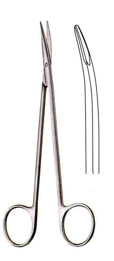 ALTIN SAPLI MAKAS 23CM EĞRİ 